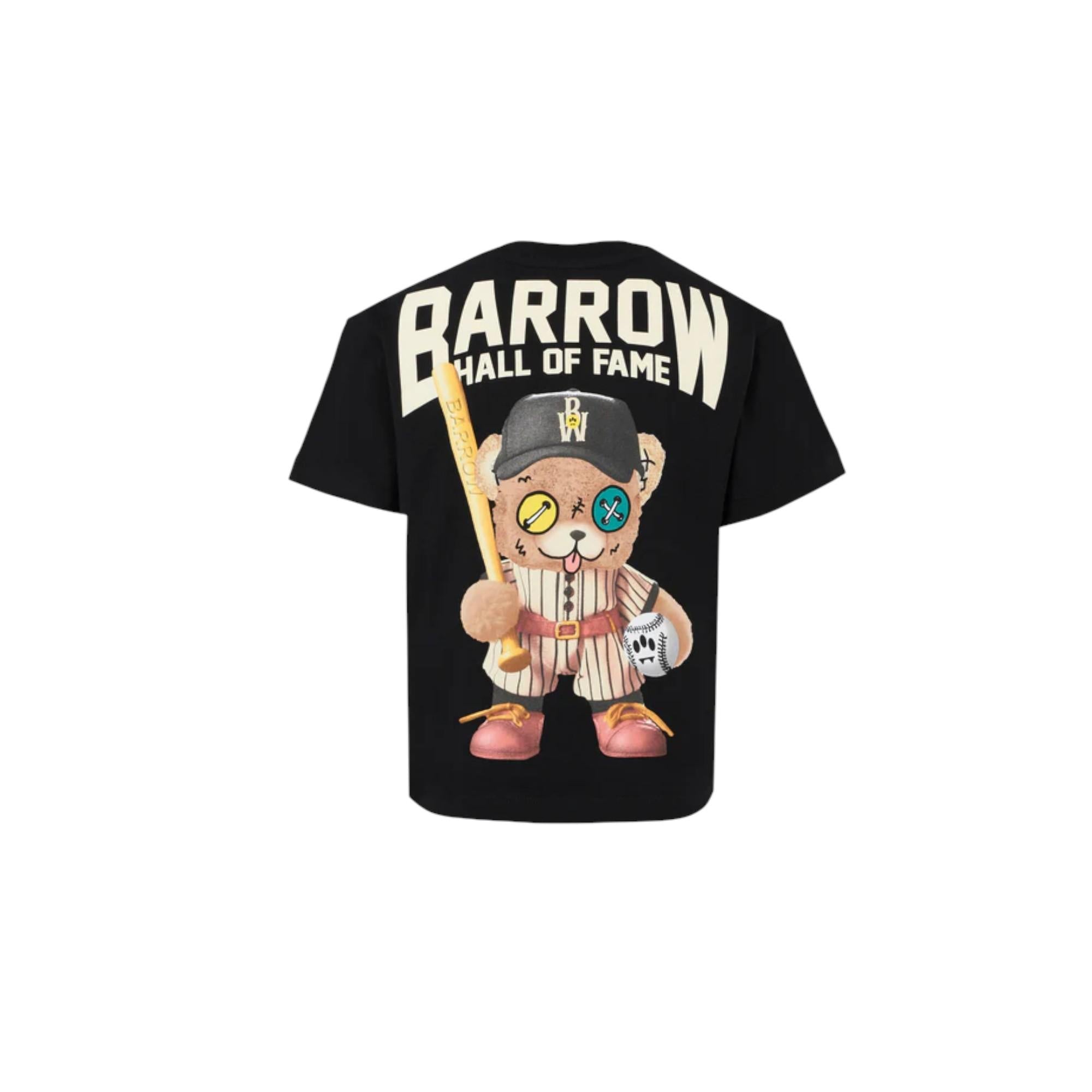 T-shirt Nero BARROW F5BKJUTH083110 BARROW