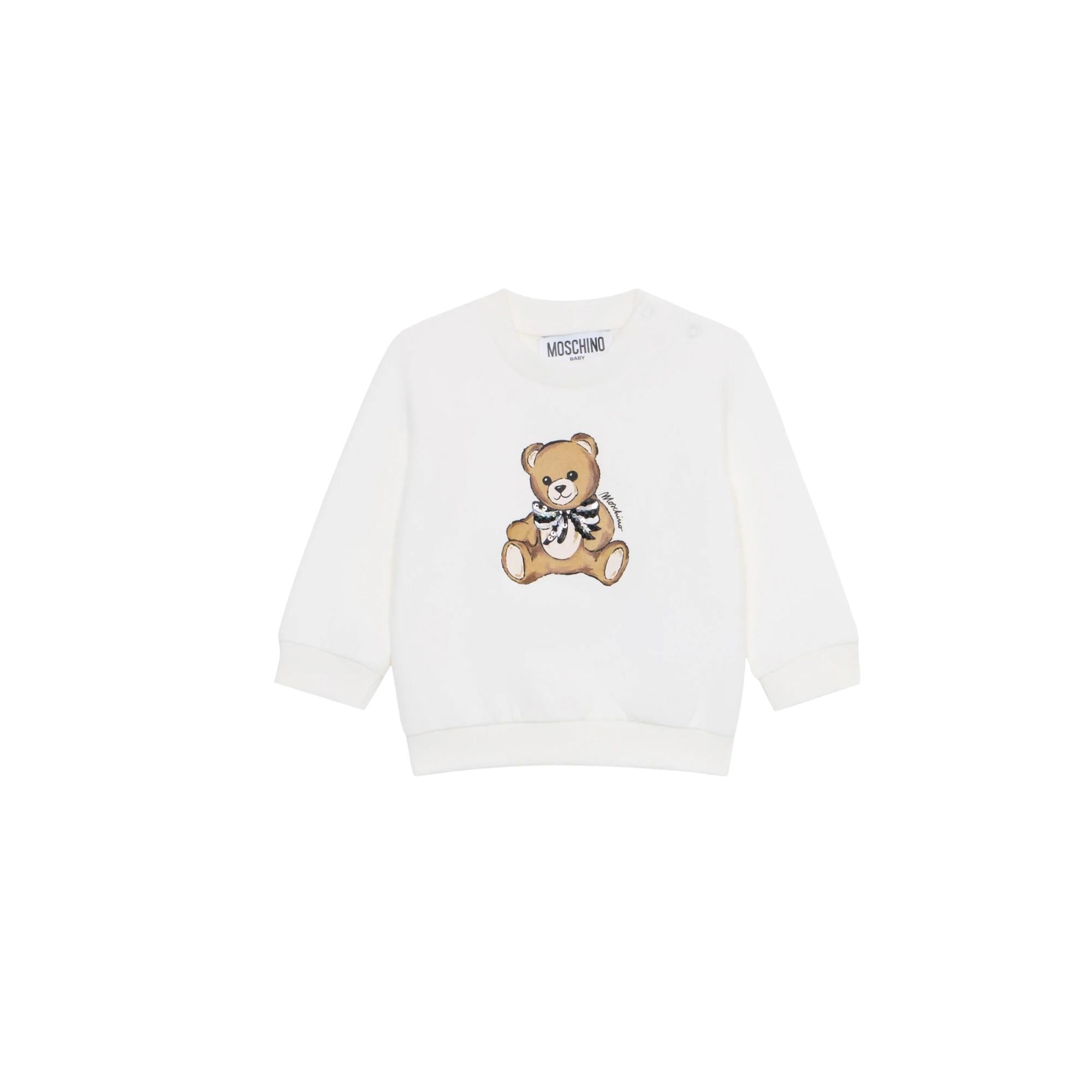 Felpa cloud MOSCHINO BABY MFF02K-LDA1610063 MOSCHINO BABY