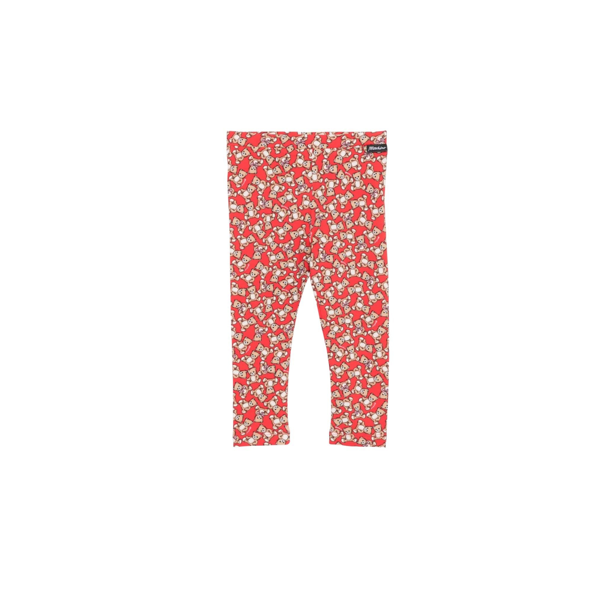 Leggings Red MOSCHINO BABY MHP032-LBB8E84924 MOSCHINO BABY