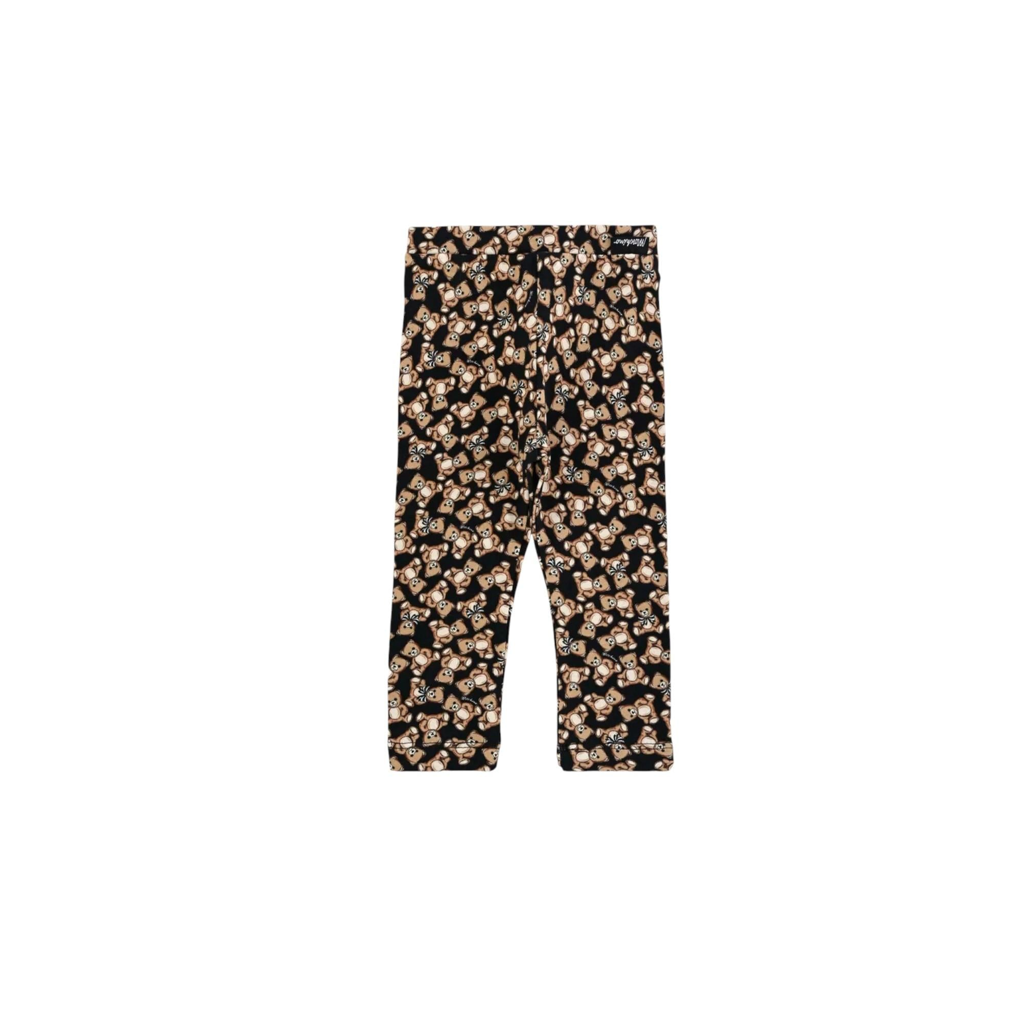 Leggings Black MOSCHINO BABY MHP032-LBB8E84923 MOSCHINO BABY