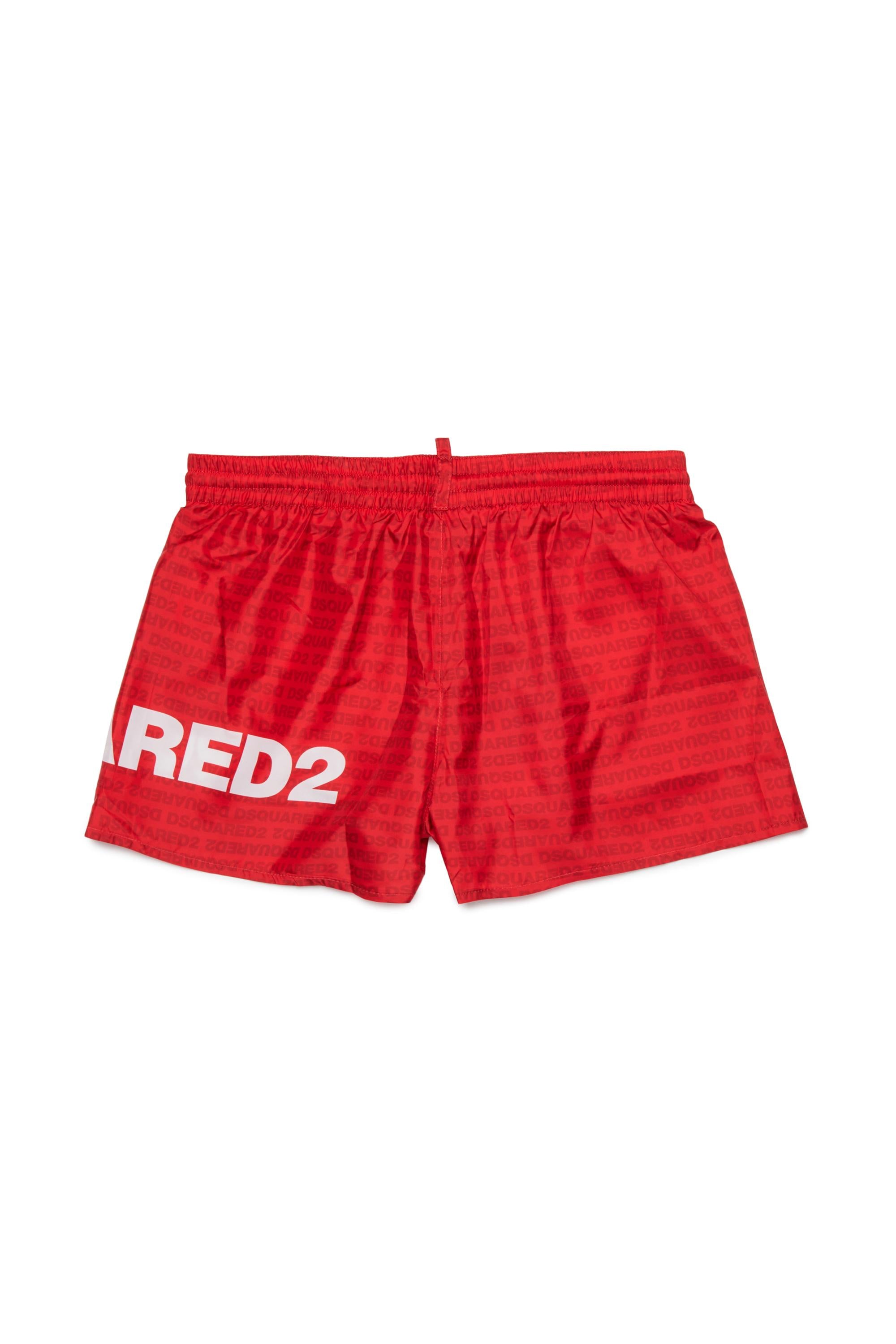 Boxer Mare Rosso DSQUARED2 DQ3296-D0AH7DQ401 DSQUARED2