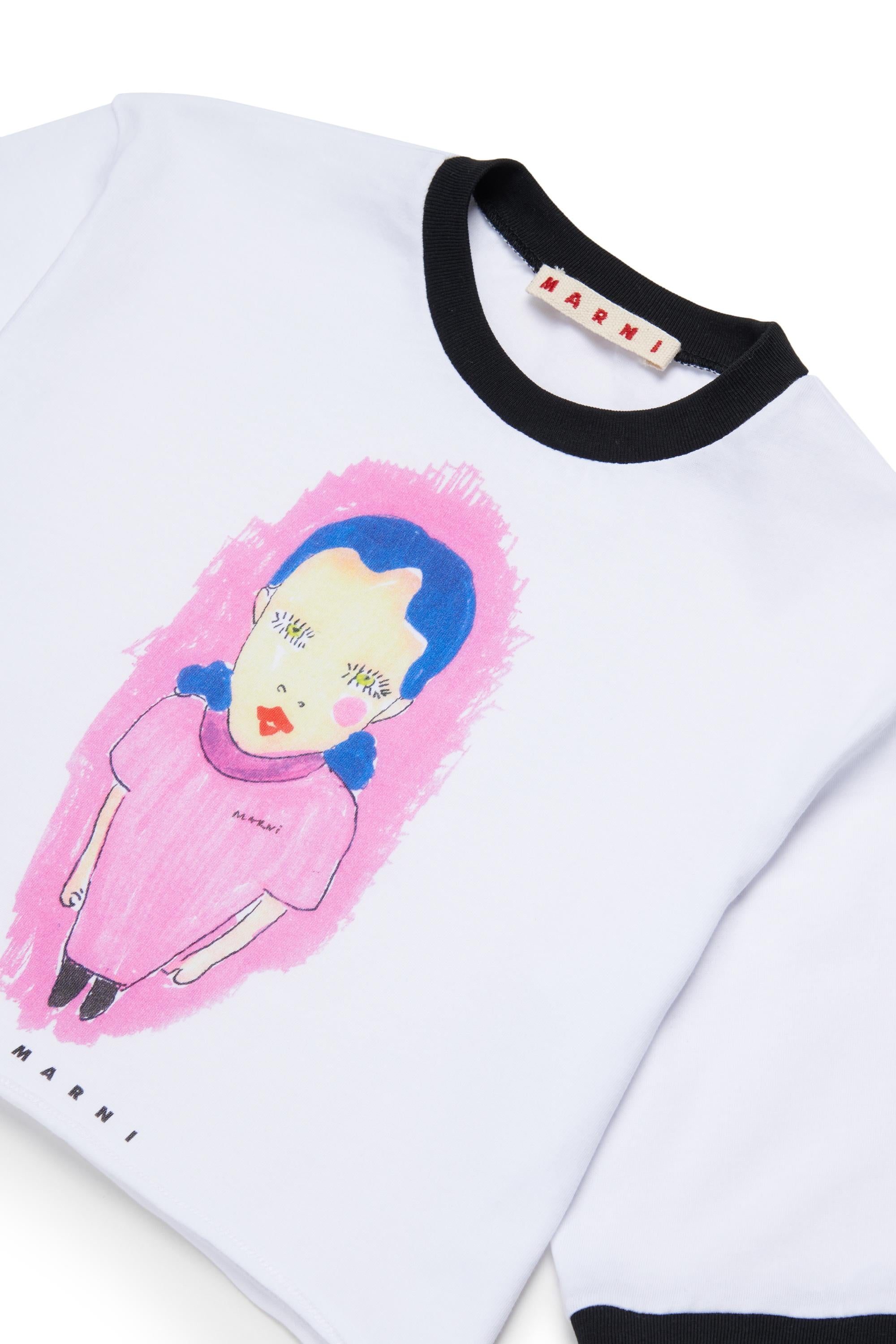 T-shirt Bianco MARNI M01678-M00HZ0M100 MARNI