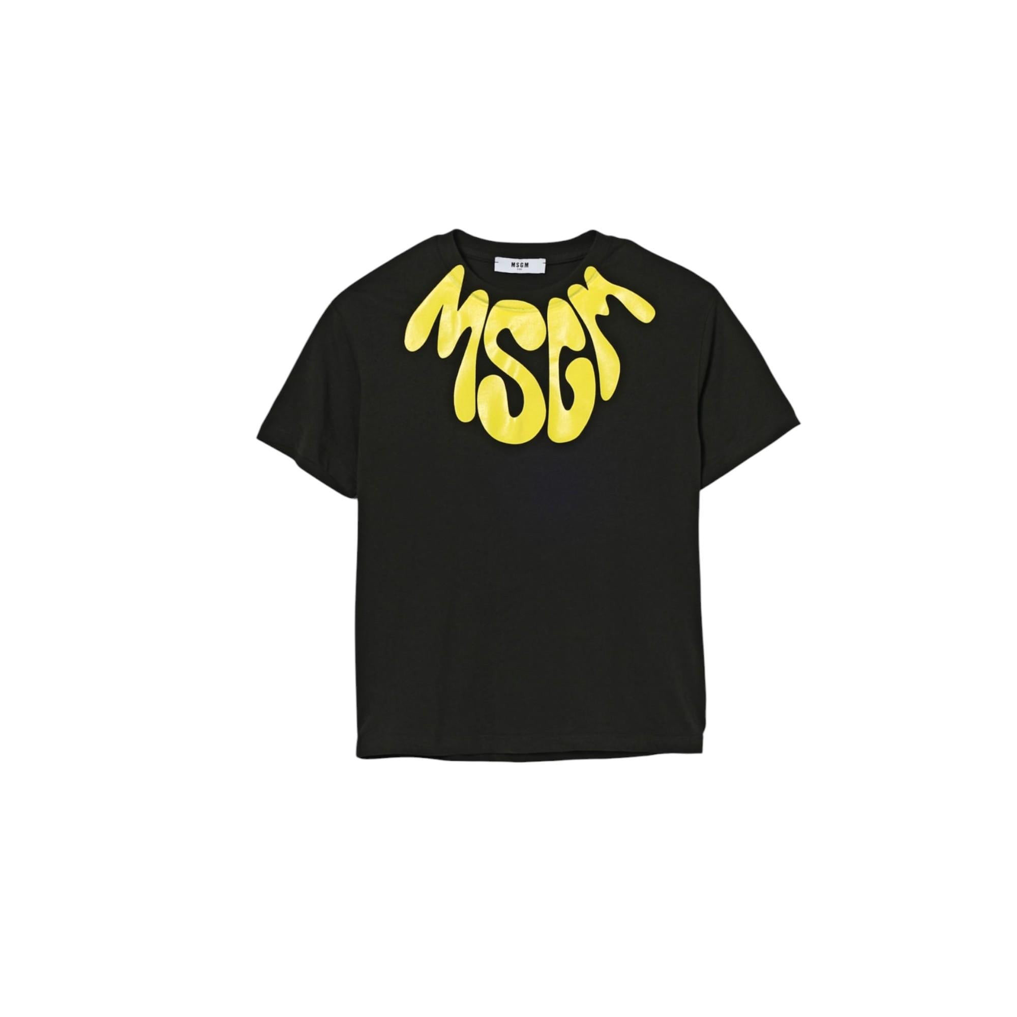 T-shirt Washed black MSGM 