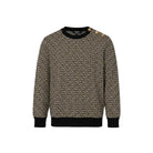 Felpa Crema/nero BALMAIN 