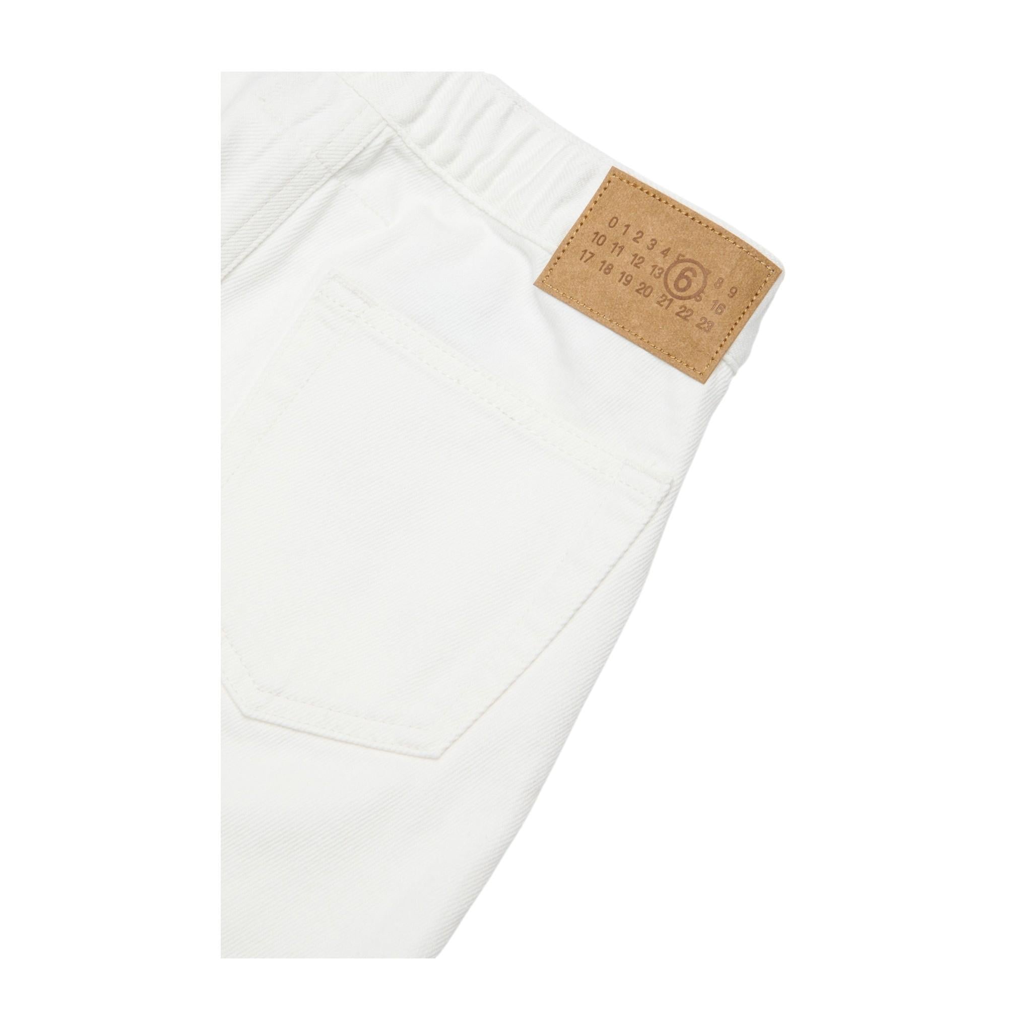 Jeans Denim bianco MM6 M60053-MM06SM6101 MM6