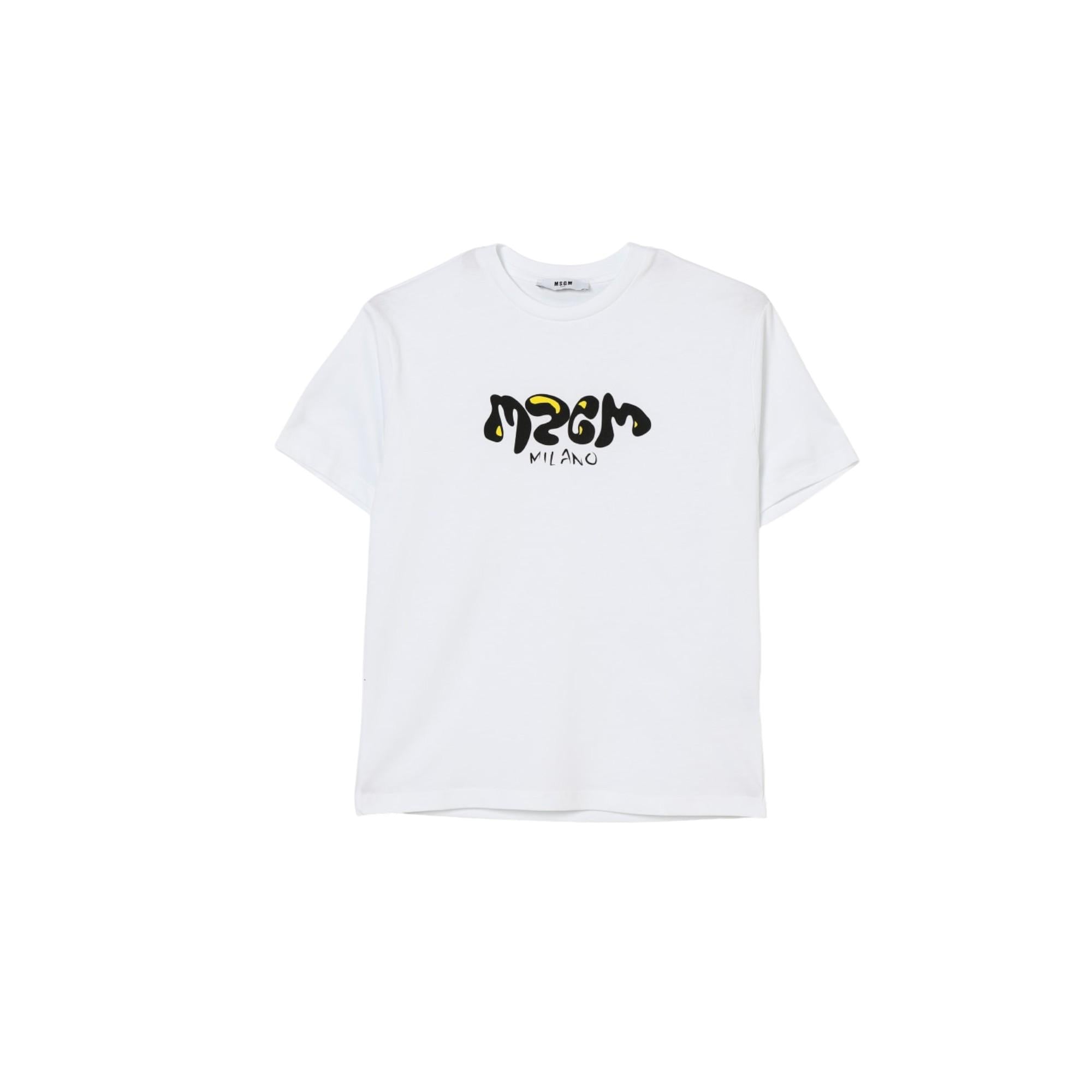 T-shirt Bianco MSGM 