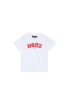 T-shirt Bianco DSQUARED2 DQ3275-D00XMDQ100 DSQUARED2