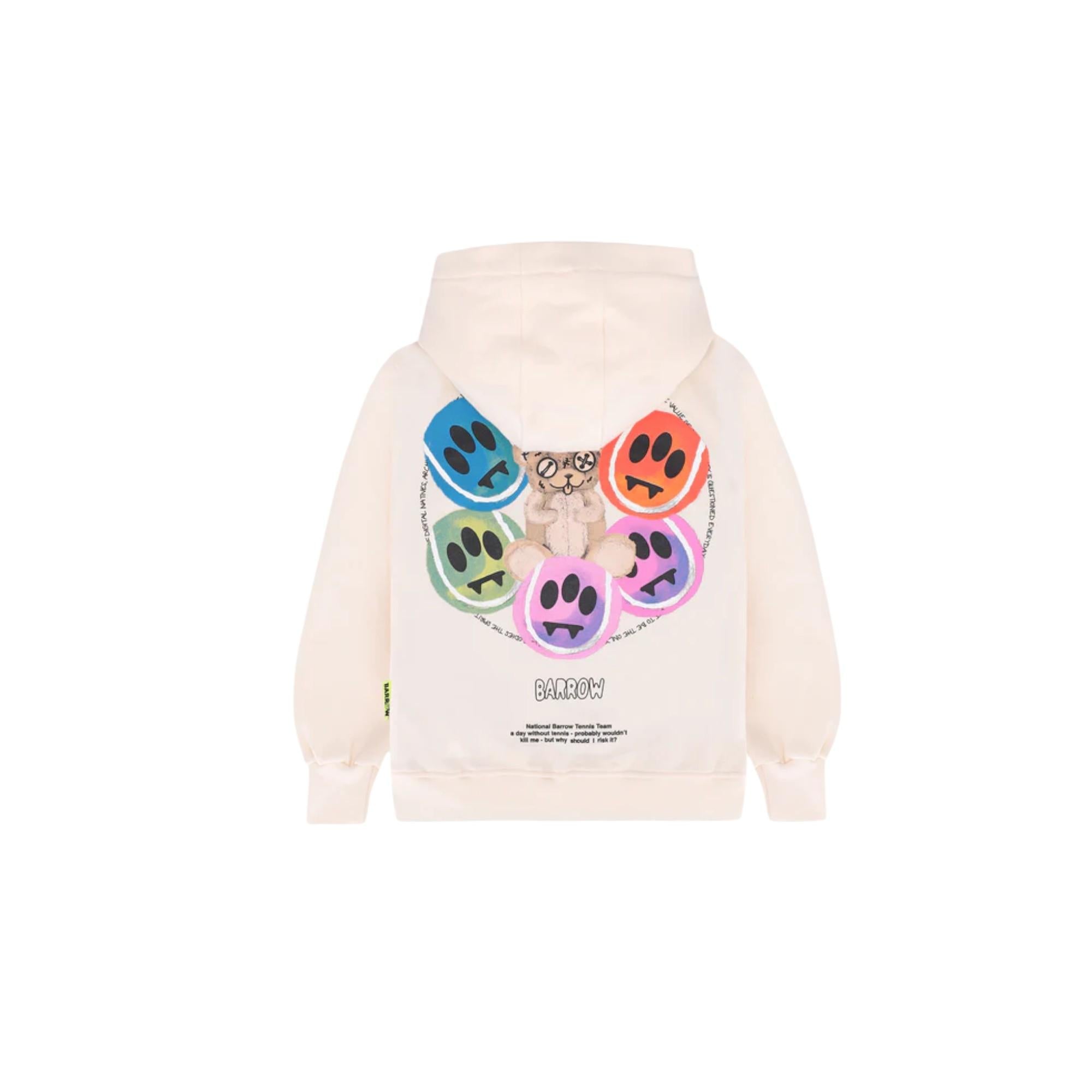 Felpa Crema BARROW F5BKJUHS225013 BARROW