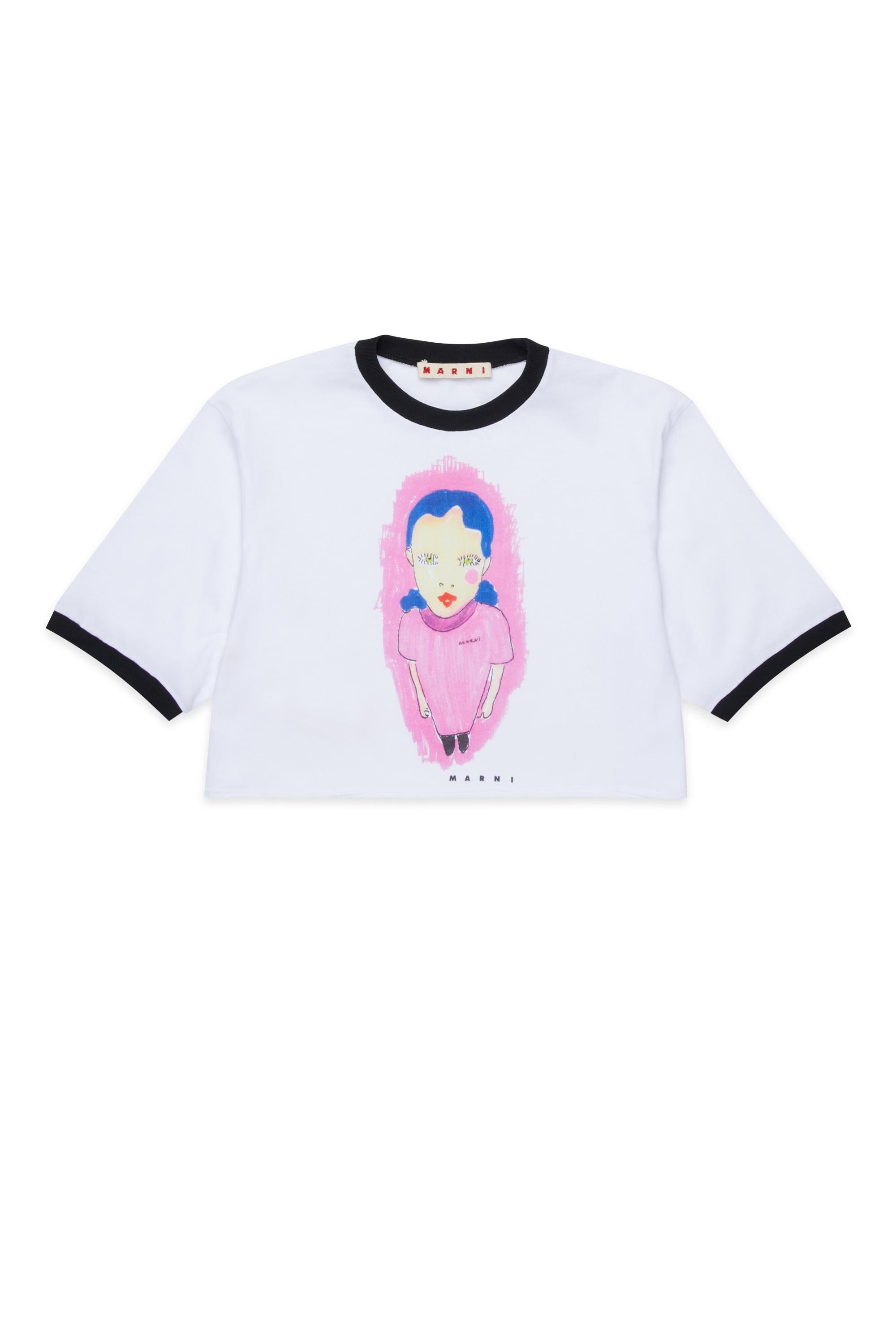 T-shirt Bianco MARNI M01678-M00HZ0M100 MARNI