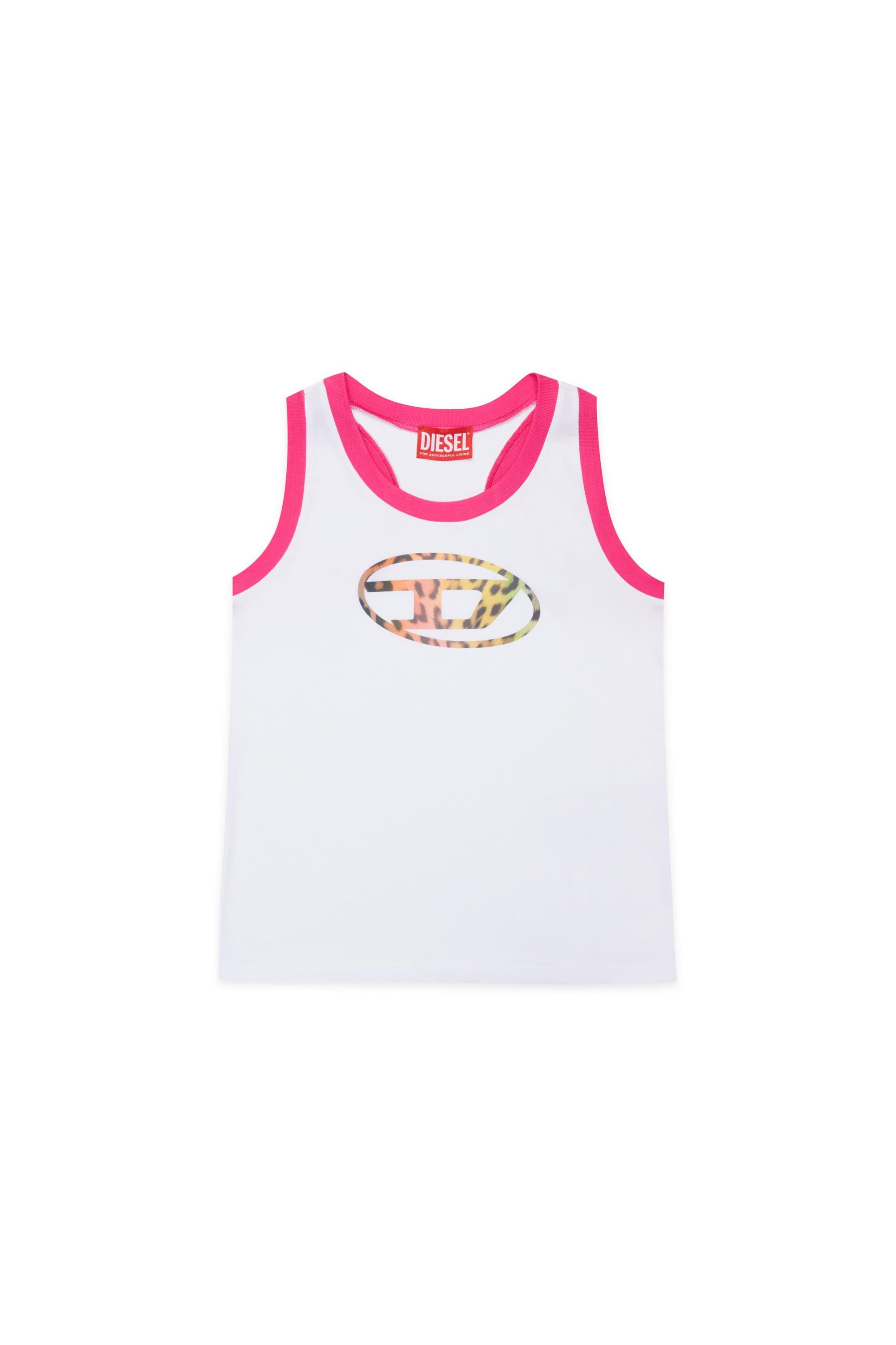 T-shirt Bianco DIESEL J02742 00YI9K100 DIESEL