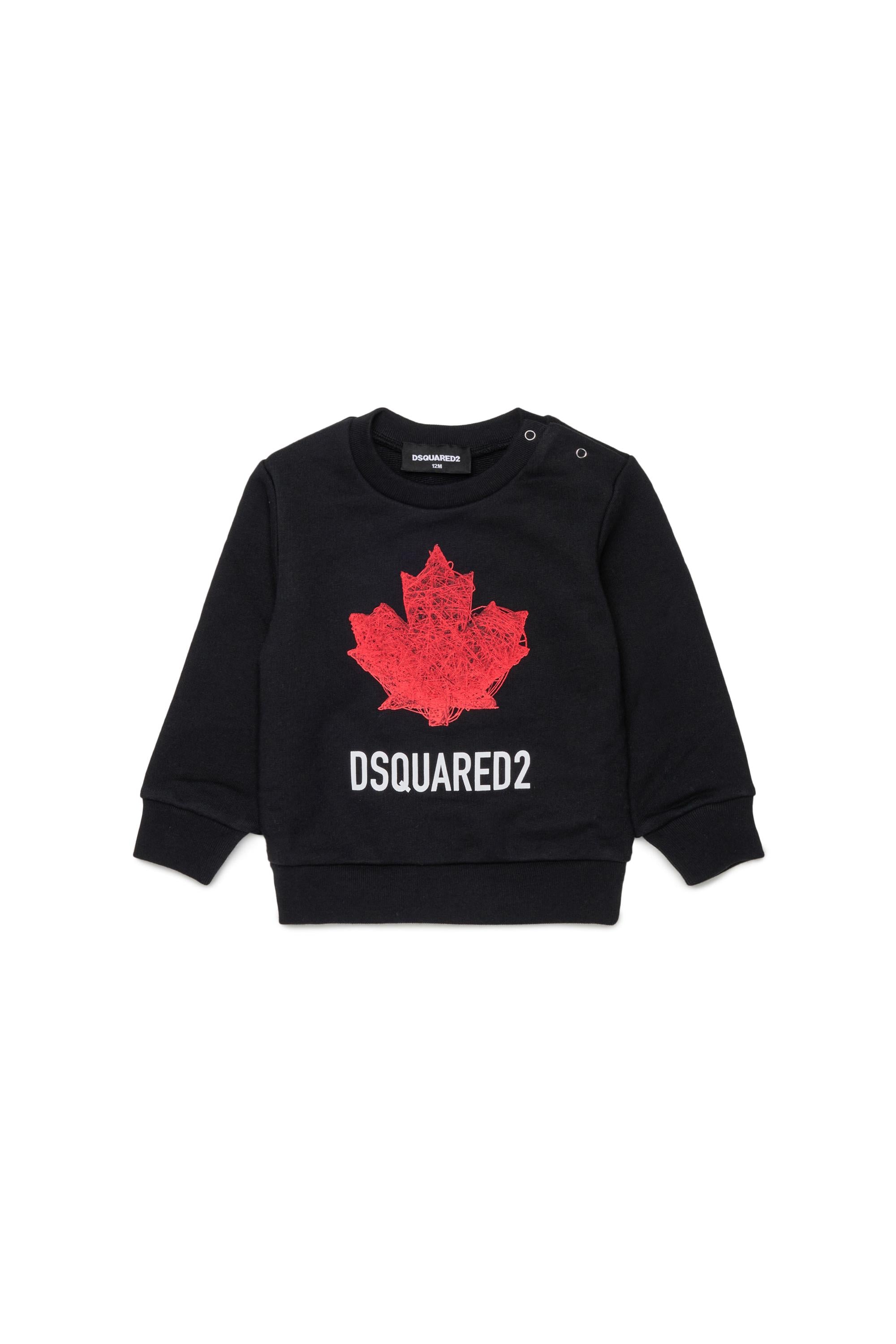Felpa Nero DSQUARED2 DQ3279-D0AGWDQ900 DSQUARED2