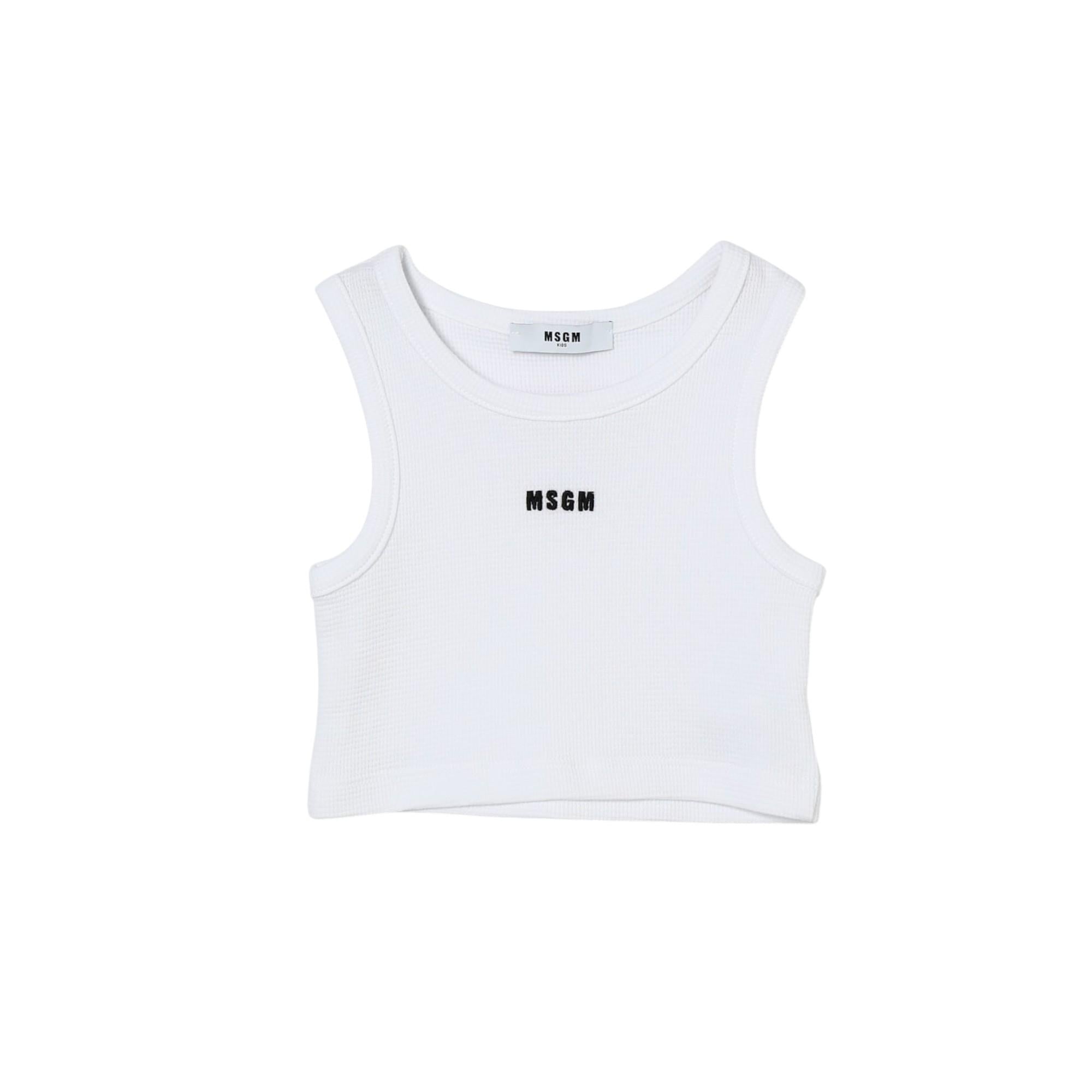 Canotta Bianco MSGM 