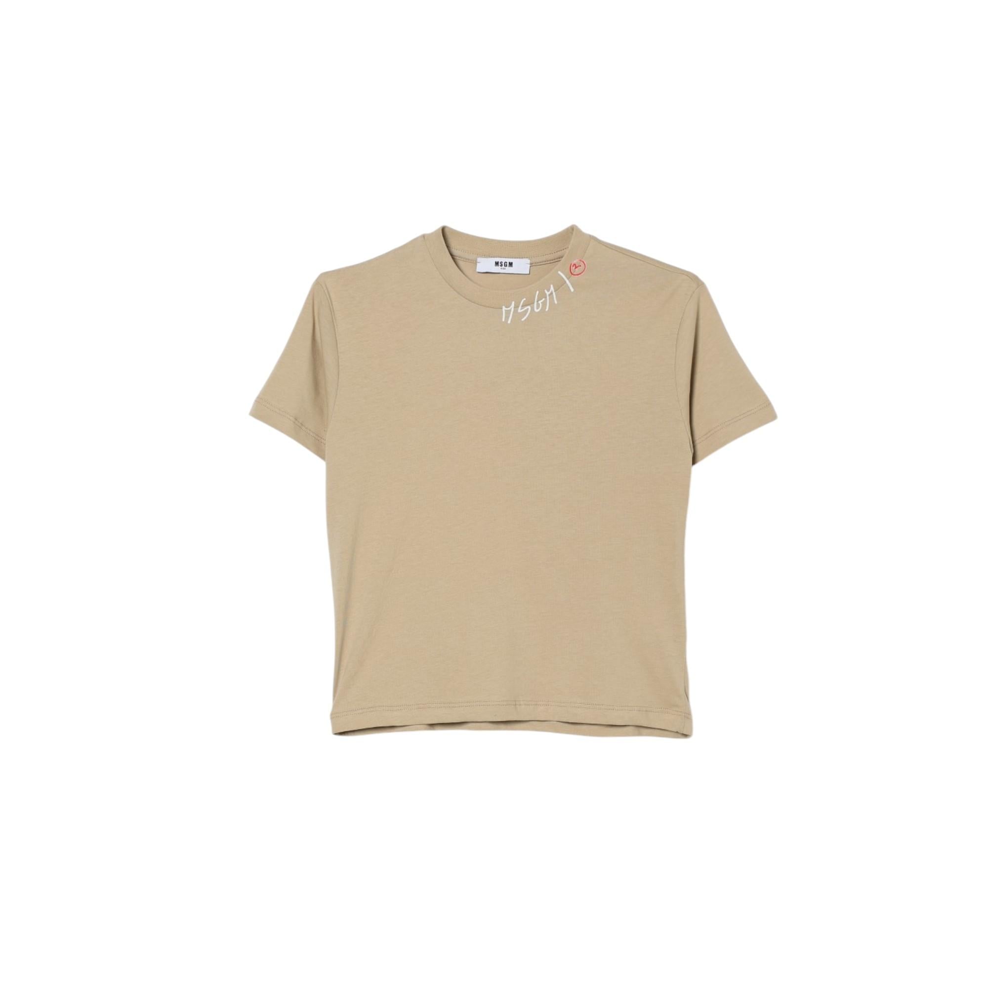 T-shirt Beige MSGM 