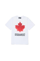 T-shirt Bianco DSQUARED2 DQ3176-D00XMDQ100 DSQUARED2