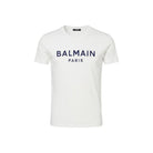 T-shirt Bianco/blu BALMAIN 