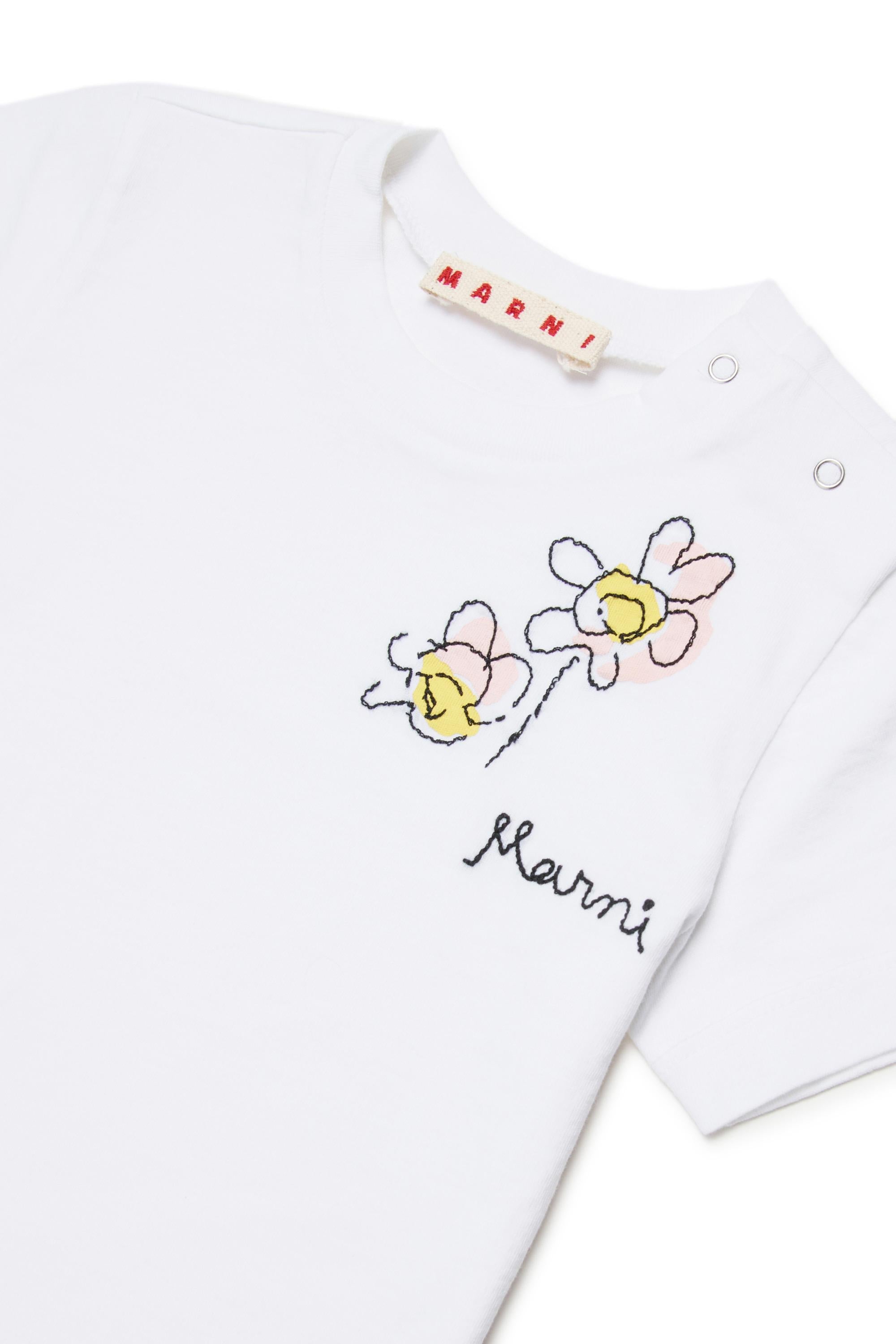 T-shirt Bianco MARNI M01624-M00SG0M100 MARNI