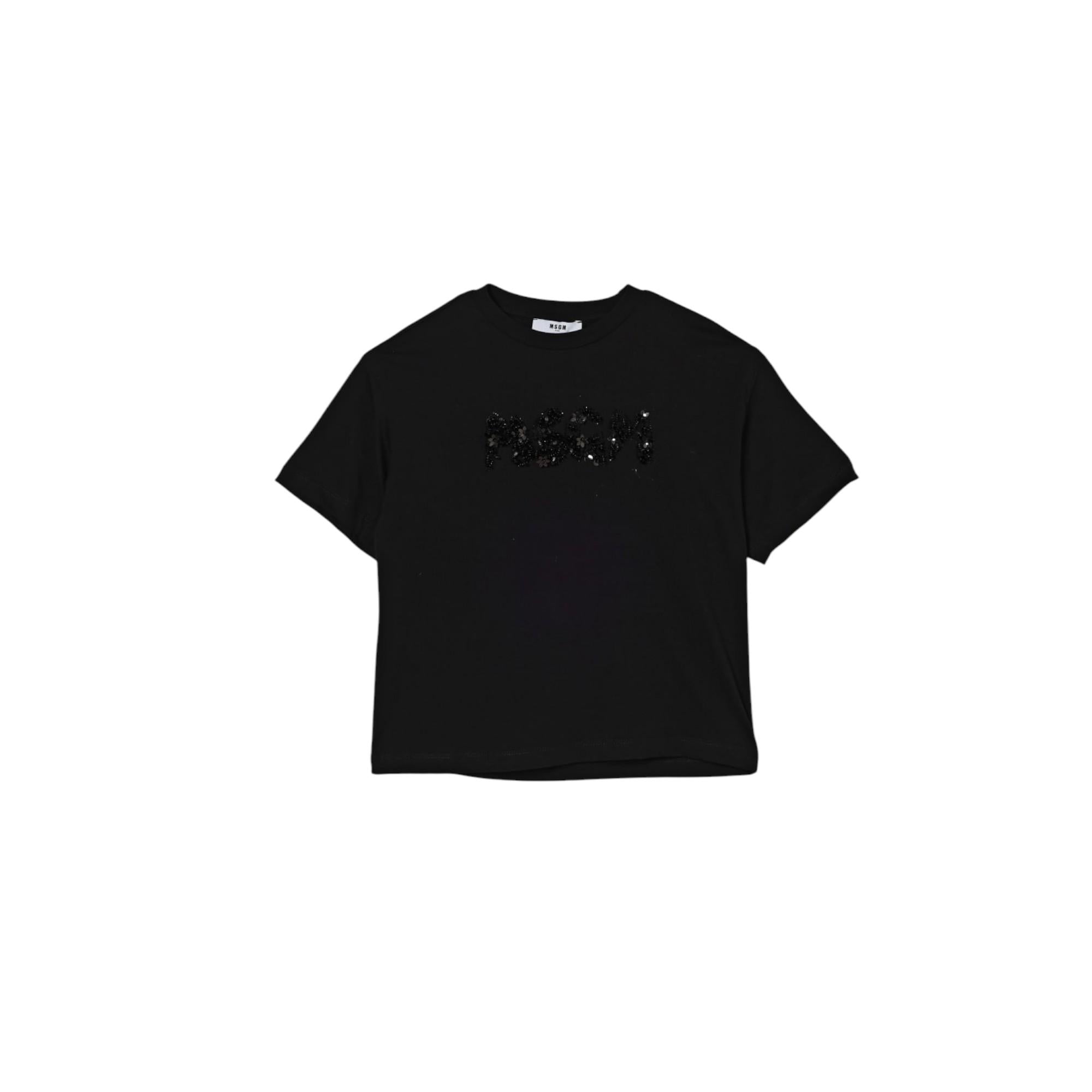T-shirt Nero MSGM 
