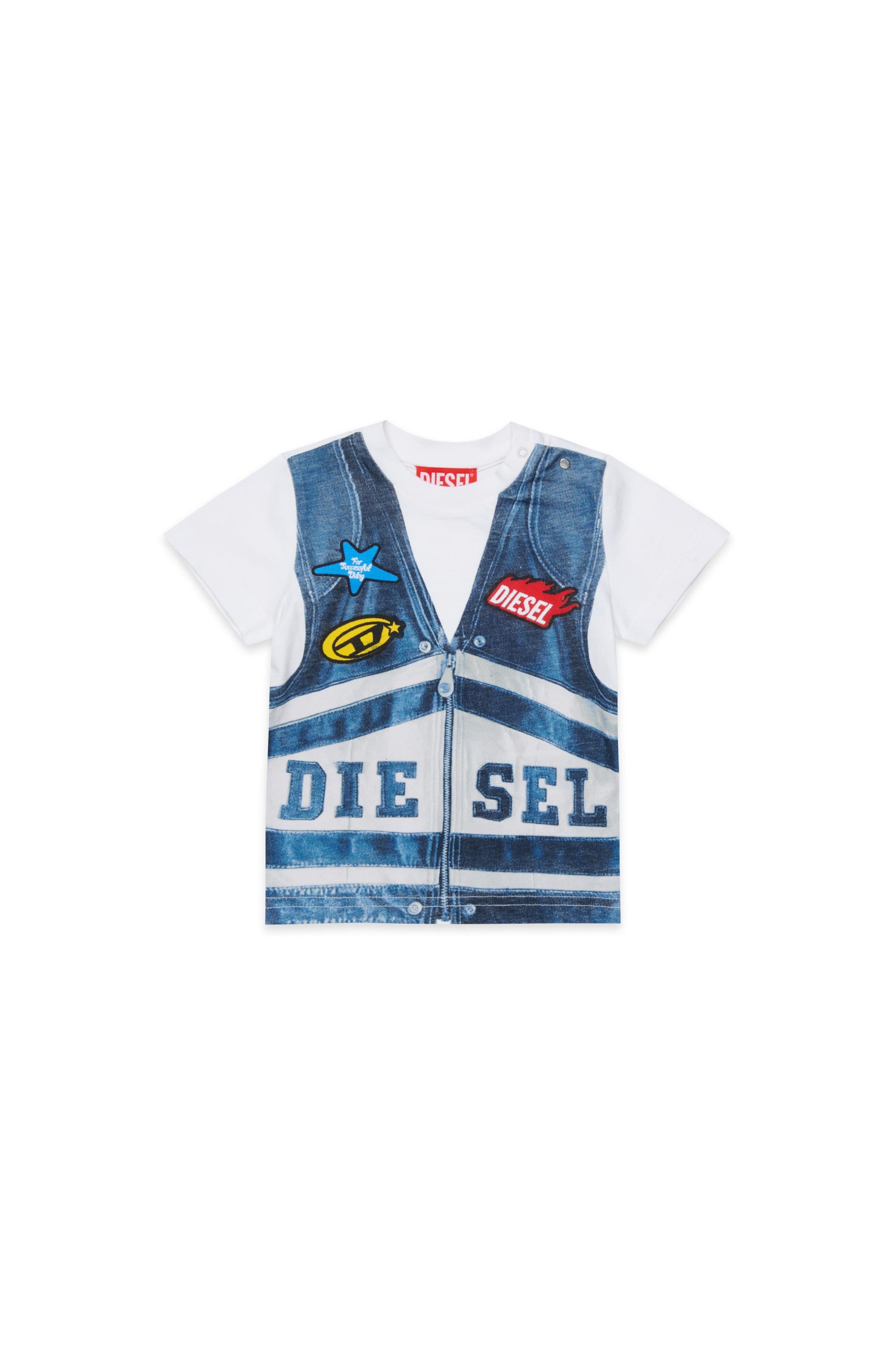 T-shirt Bianco DIESEL K00759-KYAYSK100 DIESEL