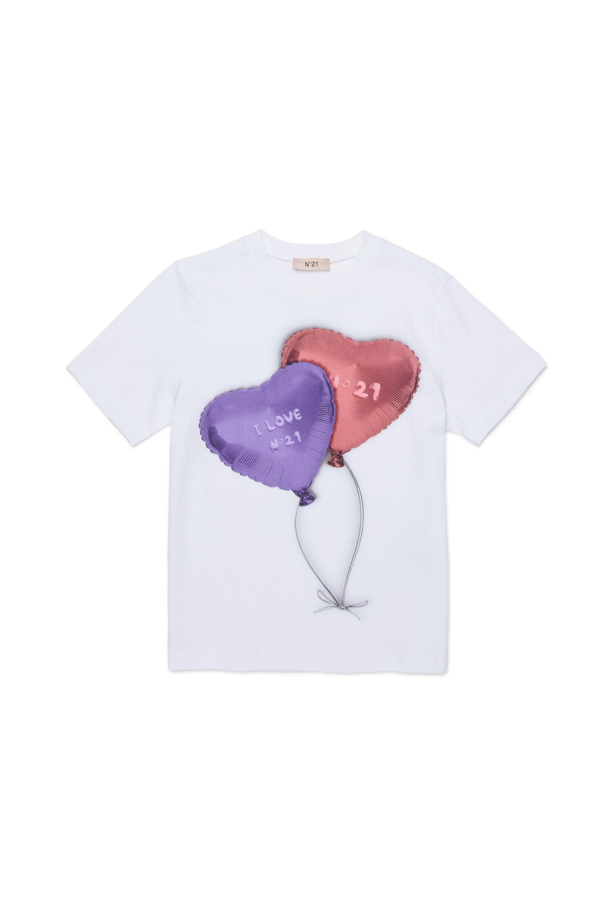 T-shirt Bianco N°21 N210AD-N00800N100 N°21