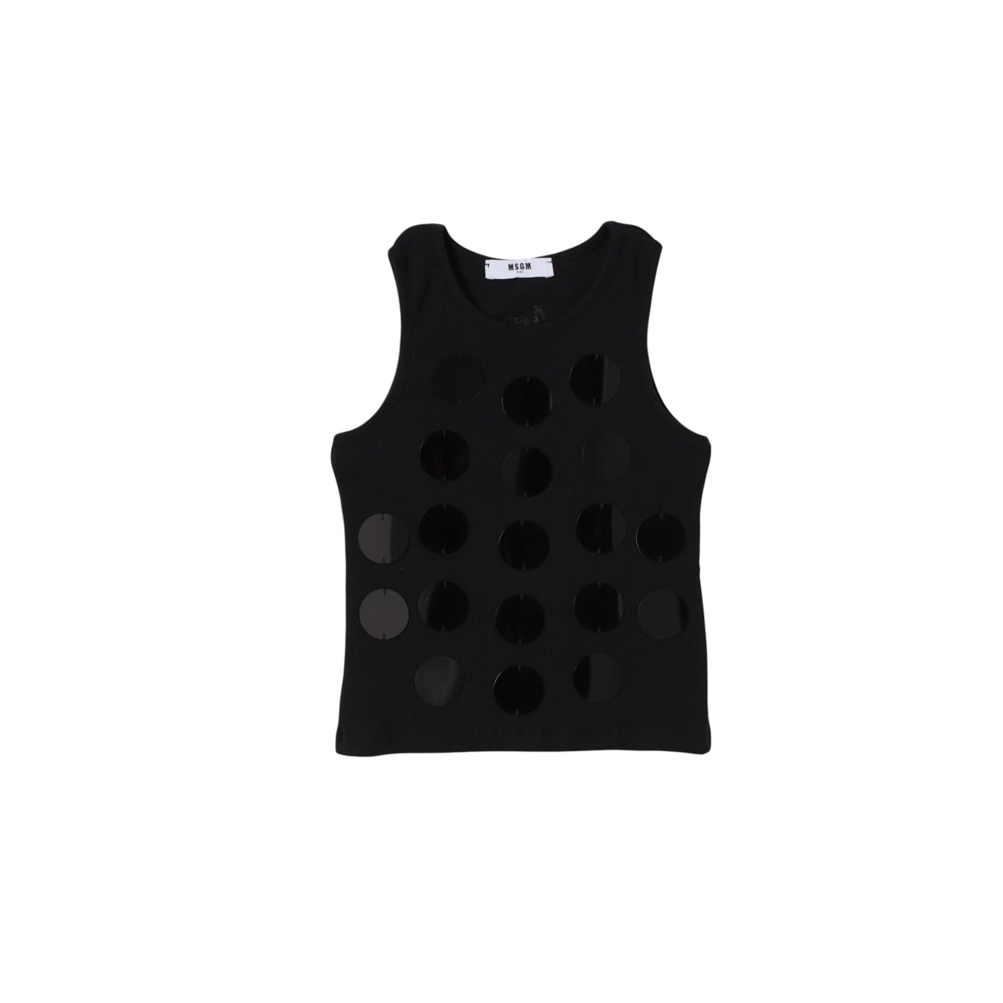 Canotta Nero MSGM 