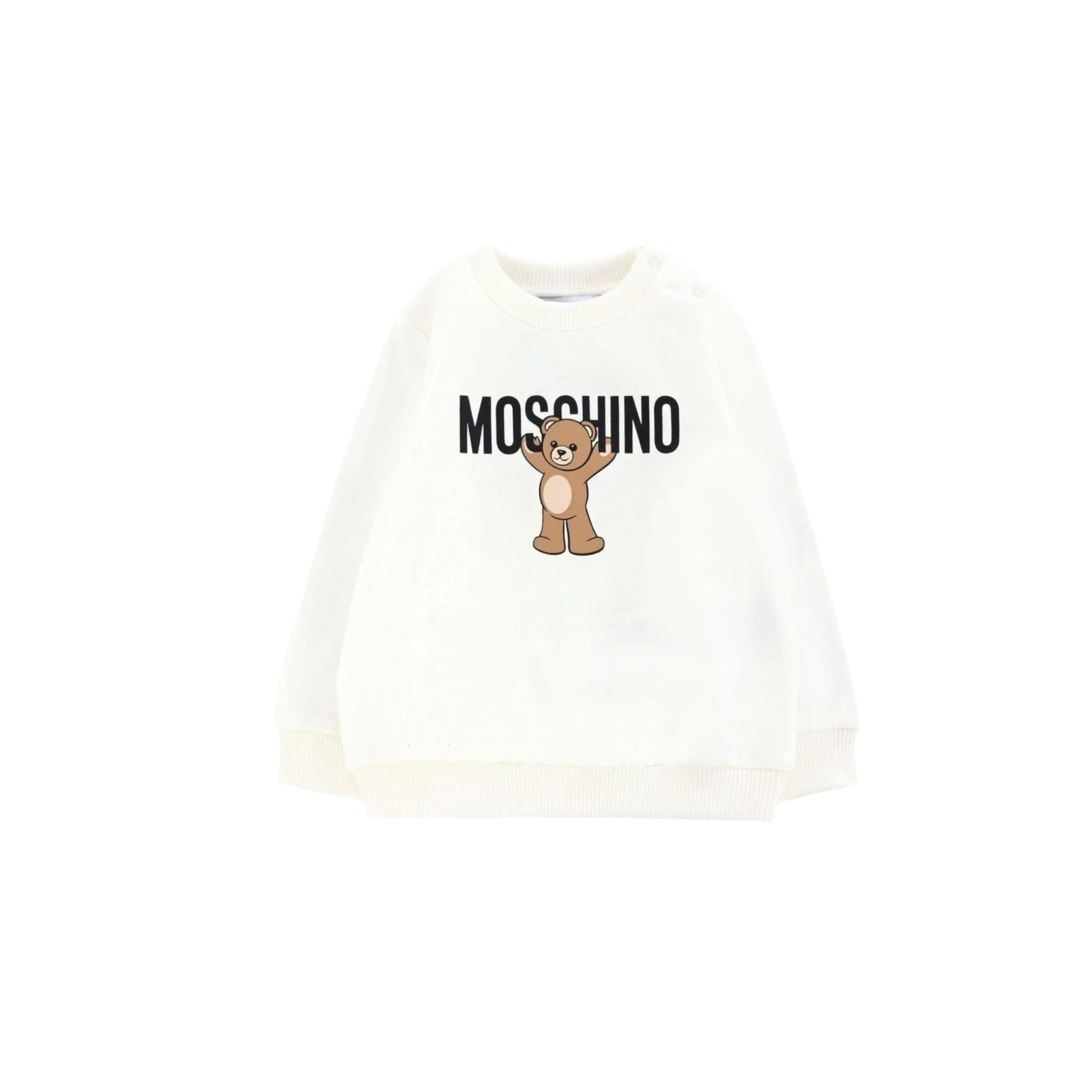 Felpa cloud MOSCHINO BABY MNF060-LCA4010063 MOSCHINO BABY