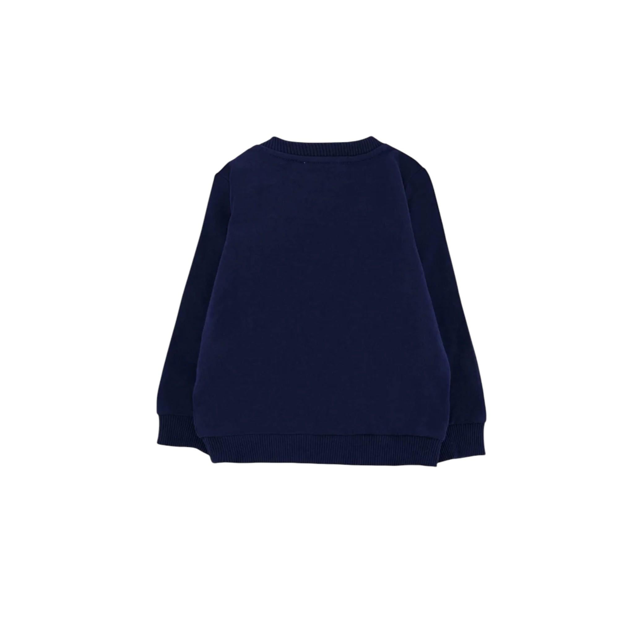 Felpa Blu MOSCHINO BABY MNF060-LCA4040016 MOSCHINO BABY