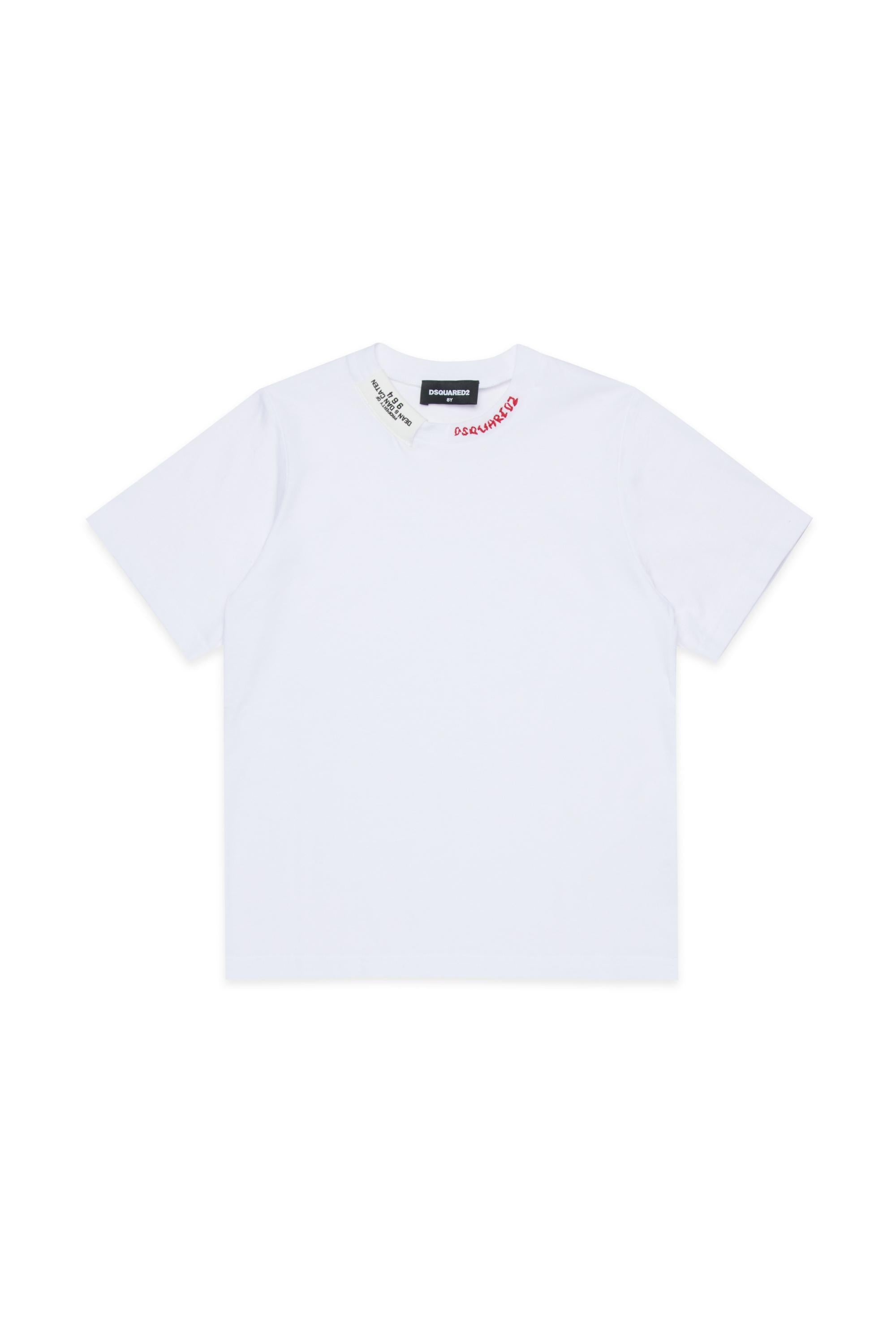 T-shirt Bianco DSQUARED2 DQ3161-D0AGPDQ100 DSQUARED2