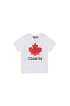 T-shirt Bianco DSQUARED2 DQ3278-D00XMDQ100 DSQUARED2