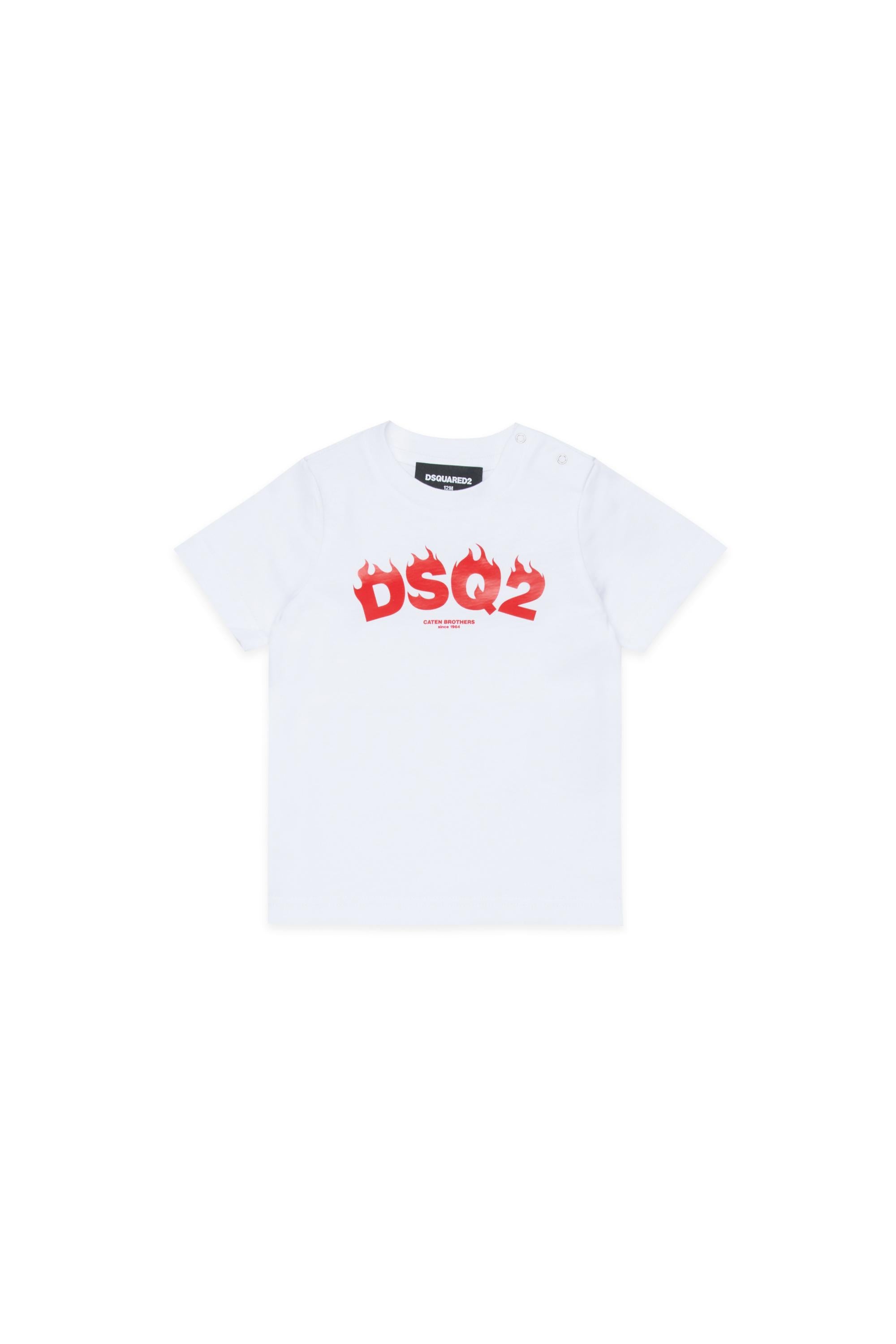 T-shirt Bianco DSQUARED2 DQ3275-D00XMDQ100 DSQUARED2