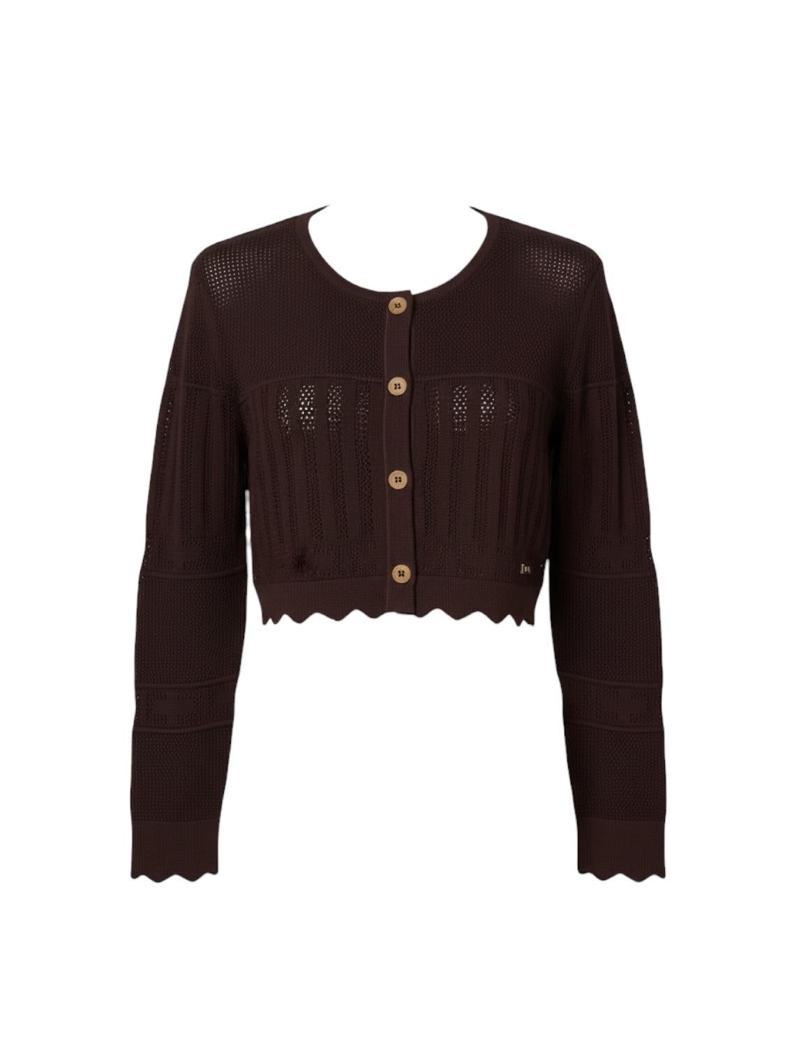 Cardigan Marrone ELISABETTA FRANCHI 